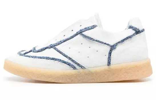 Кроссовки женские Mm6 Maison Margiela, белый / синий