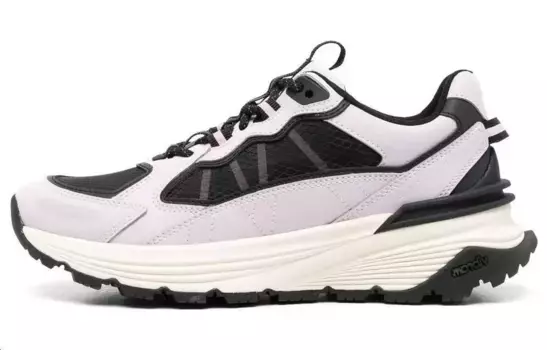 Кроссовки женские Moncler Runner, черный / фиолетовый