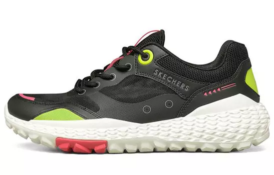 Кроссовки женские Monster Running Shoes Low-top Black/Yellow Skechers