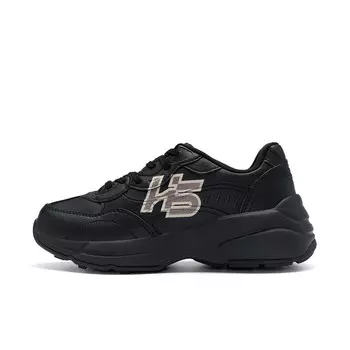 Кроссовки женские Mu Xing Lifestyle С Низким верхом Черного цвета Xtep