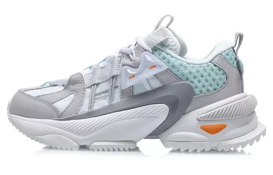 Кроссовки женские Nebula M1 Lifestyle с низким верхом, белые/серые Lining