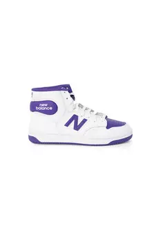 Кроссовки женские New Balance высокие, бело-фиолетовый
