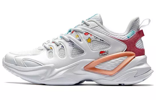 Кроссовки женские NFO Chunky с низким верхом белого цвета 361°