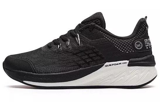 Кроссовки женские Night Charm 3.0 с низким верхом, черный/белый 361°