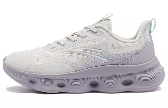 Кроссовки женские низкие, античный фарфор, белый/облачный гипс Qiaodan