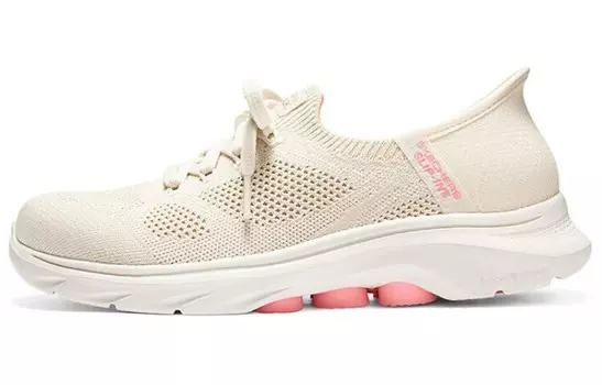 Кроссовки женские низкие бежевые Skechers