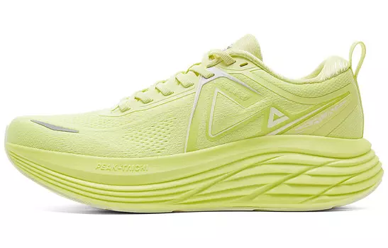 Кроссовки женские низкие блестящие желтый Peak