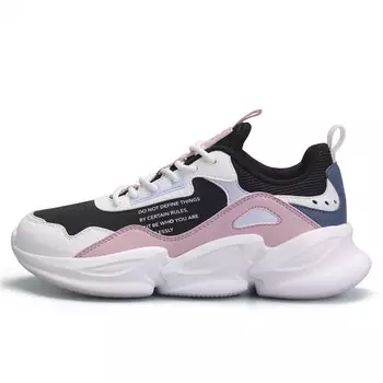 Кроссовки женские низкие черные/белые Qiaodan