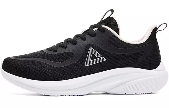 Кроссовки женские низкие черные большие белые Peak