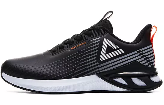 Кроссовки женские низкие черные большие белые Peak