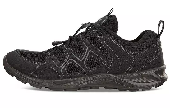 Кроссовки женские низкие черные Ecco