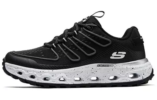 Кроссовки женские низкие черные Skechers