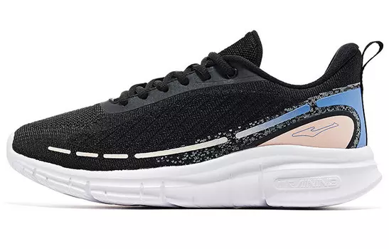 Кроссовки женские низкие черный/синий Erke