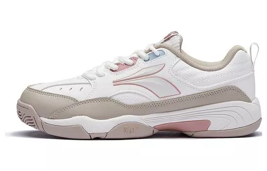 Кроссовки женские низкие Feather белый/пшенично-коричневый 361°