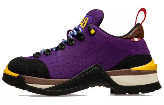 Кроссовки женские низкие фиолетовые Bally