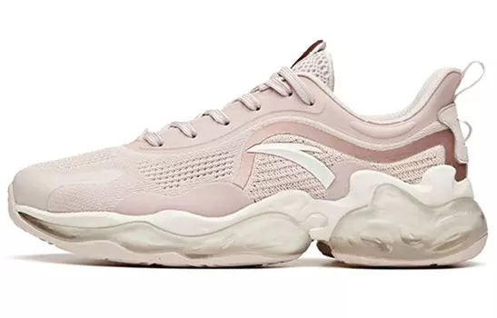 Кроссовки женские низкие Lotus Grey/розовое золото Anta