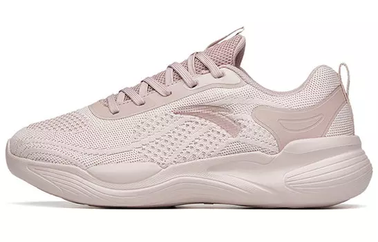 Кроссовки женские низкие Lotus Grey/телесно-розовые Anta