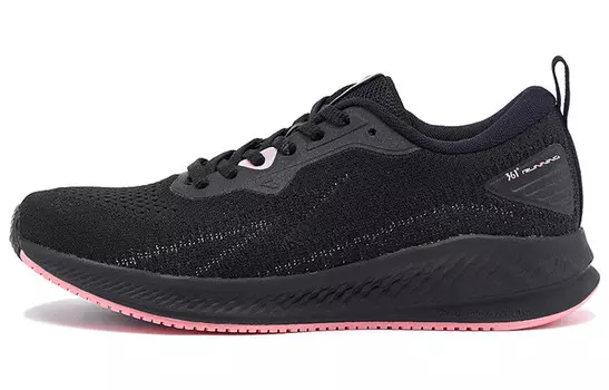 Кроссовки женские низкие Obsidian Black/smoky Powder 361°