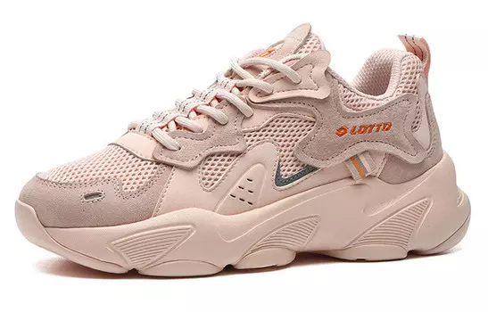 Кроссовки женские низкие розовые Lotto
