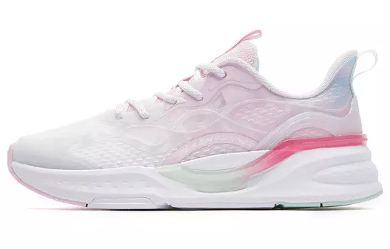 Кроссовки женские низкие розовые Qiaodan