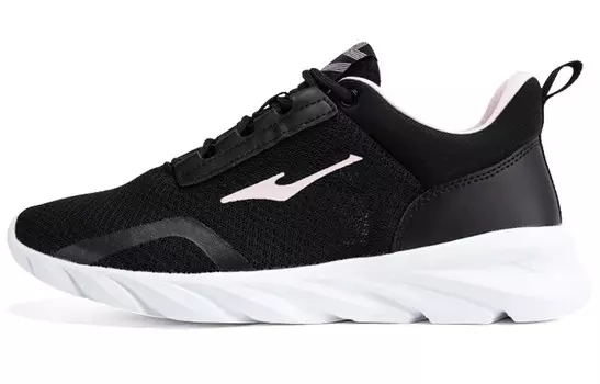 Кроссовки женские низкие розовый Erke, цвет Solid black/pink diamond color