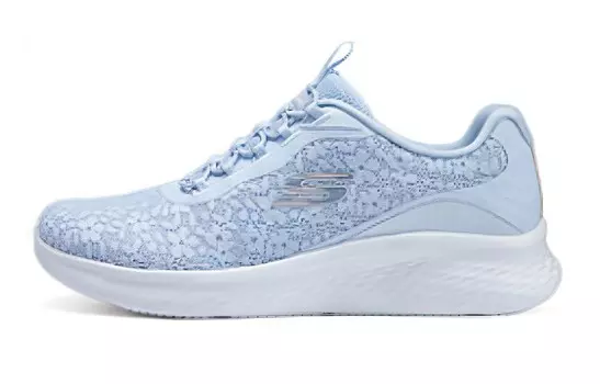 Кроссовки женские низкие синие Skechers
