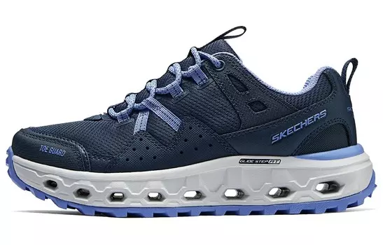 Кроссовки женские низкие синие Skechers