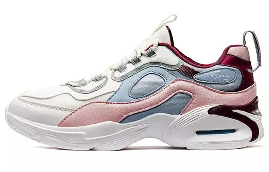 Кроссовки женские низкие светло-коричневые Orewood/средние нежно-розовые/синие Lightning/изумрудные Xtep