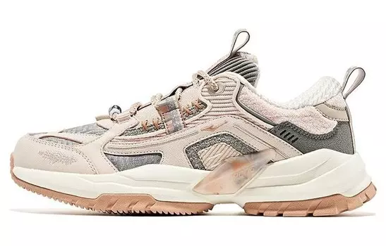 Кроссовки женские Nuanyang Lifestyle с низким верхом, штукатурка, ясень/средний ясень Erke