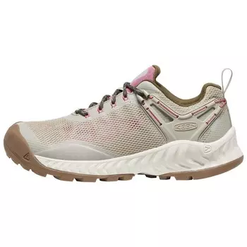 Кроссовки женские Nxis Evo Series Hiking Shoes с низким верхом, серо-коричневые, розово-розовые Keen