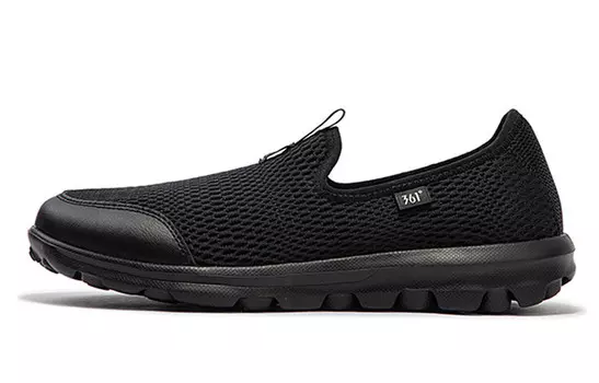 Кроссовки женские One-foot Push Series Low-Top Obsidian Black 361°