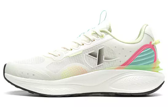 Кроссовки женские Polygon 1.0 с низким верхом, парусные, белые/кораллово-зеленые Xtep