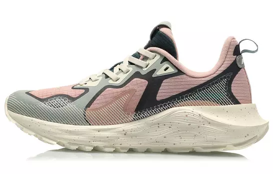 Кроссовки женские Protection Cloud Running Shoes Low-top Pink Green Lining