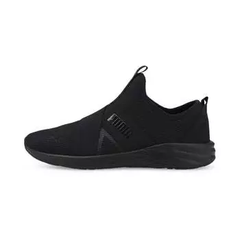 Кроссовки женские PUMA Better Foam Prowl Slip On Training, черный/черный