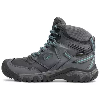 Кроссовки женские Ridge Flex Outdoor Performance с высоким берцем, серые/синие Keen