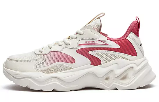 Кроссовки женские Rosemary Running Shoes Low-top White/Powder Erke