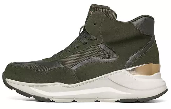 Кроссовки женские Rovina Running Shoes High-top Olive Green Skechers