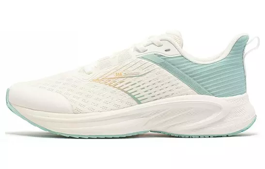 Кроссовки женские с низким верхом 361°, белый/зеленый