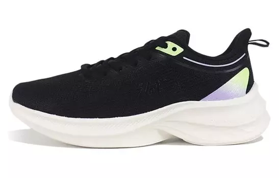 Кроссовки женские с низким верхом 361°, черный/зеленый