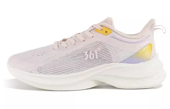 Кроссовки женские с низким верхом 361°, цвет Pink/Yellow