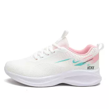 Кроссовки женские с низким верхом Atay, черный/розовый