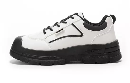 Кроссовки женские с низким верхом белого/черного цвета Warrior