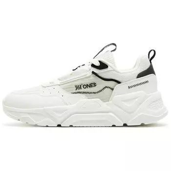 Кроссовки женские с низким верхом белого/черного цвета 361°