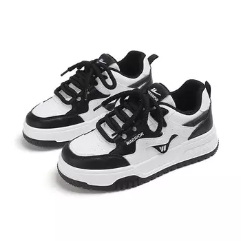 Кроссовки женские с низким верхом белого/черного цвета Warrior