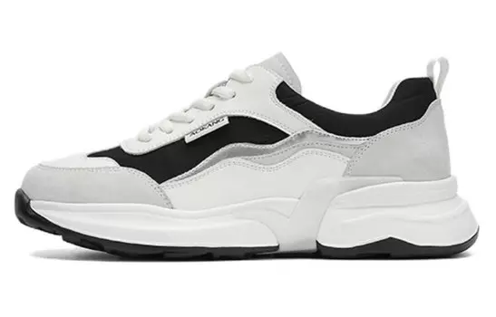 Кроссовки женские с низким верхом белого/черного цвета Aokang