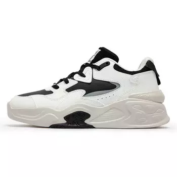 Кроссовки женские с низким верхом белого/черного цвета 361°