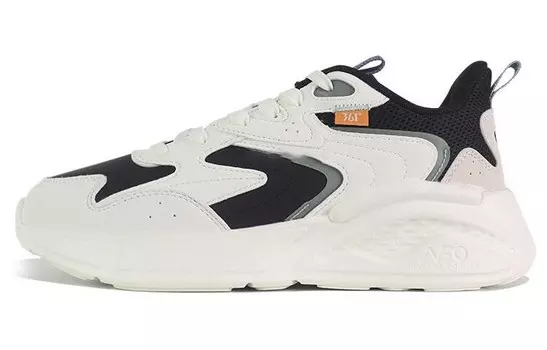 Кроссовки женские с низким верхом белого/черного цвета 361°