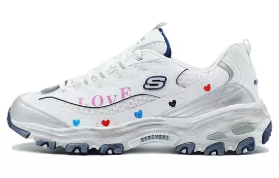 Кроссовки женские с низким верхом белого цвета Skechers
