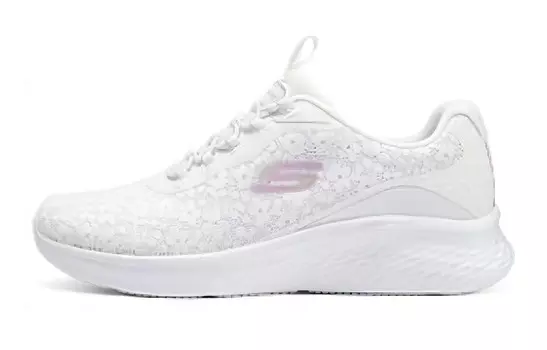 Кроссовки женские с низким верхом белого цвета Skechers