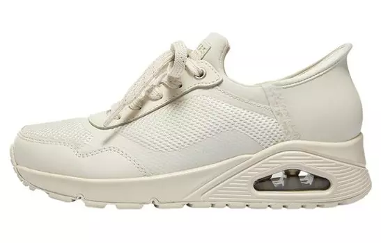 Кроссовки женские с низким верхом белого цвета Skechers